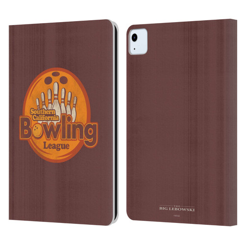 The Big Lebowski Graphics Bowling Leather Book Wallet Case Cover For Apple iPad Air 2020 / 2022