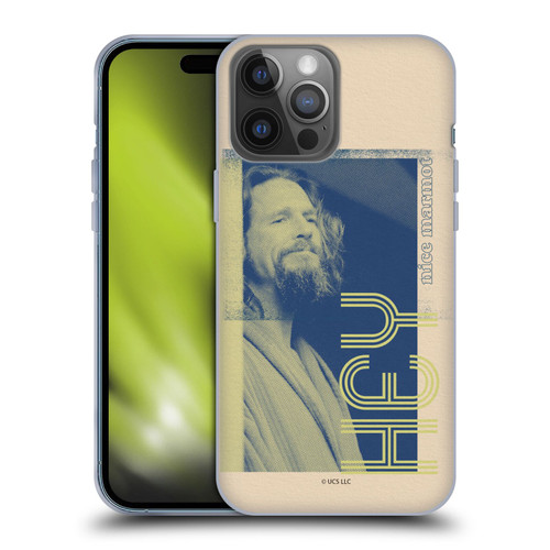 The Big Lebowski Graphics The Dude Soft Gel Case for Apple iPhone 14 Pro Max