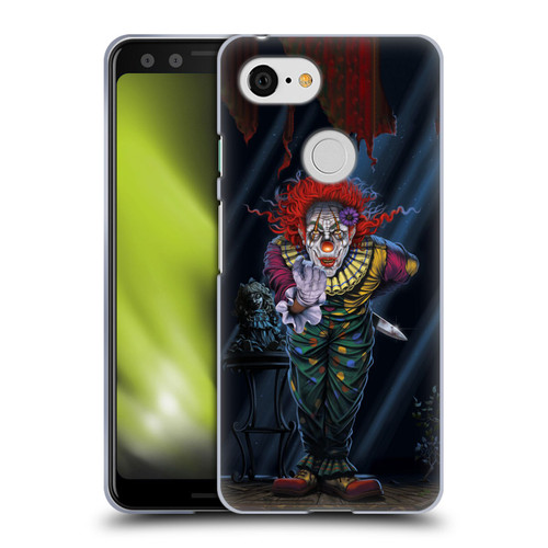 Vincent Hie Graphics Surprise Clown Soft Gel Case for Google Pixel 3