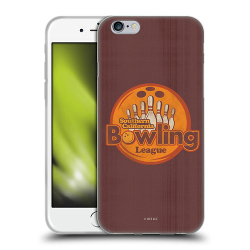 The Big Lebowski Graphics Bowling Soft Gel Case for Apple iPhone 6 / iPhone 6s
