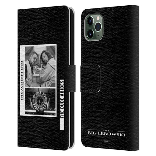 The Big Lebowski Graphics Black And White Leather Book Wallet Case Cover For Apple iPhone 11 Pro Max