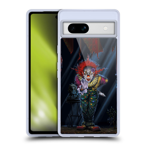 Vincent Hie Graphics Surprise Clown Soft Gel Case for Google Pixel 7a