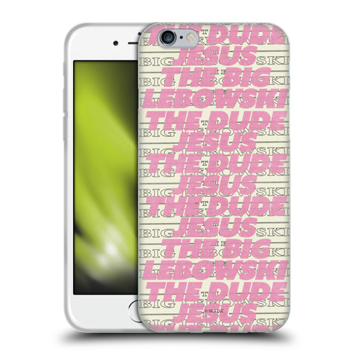 The Big Lebowski Graphics Typography Soft Gel Case for Apple iPhone 6 / iPhone 6s