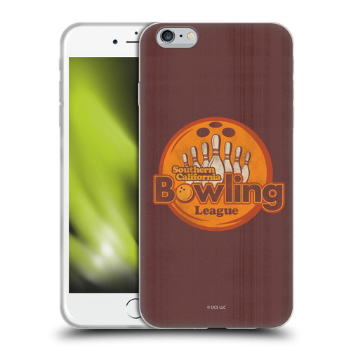 The Big Lebowski Graphics Bowling Soft Gel Case for Apple iPhone 6 Plus / iPhone 6s Plus