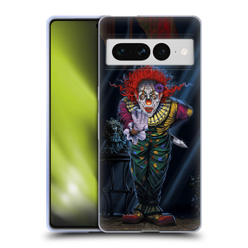 Vincent Hie Graphics Surprise Clown Soft Gel Case for Google Pixel 7 Pro