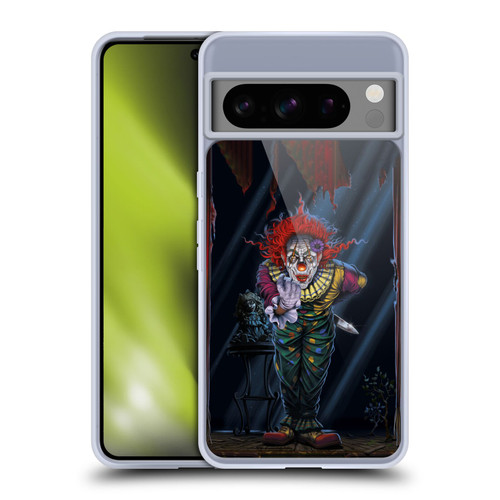 Vincent Hie Graphics Surprise Clown Soft Gel Case for Google Pixel 8 Pro