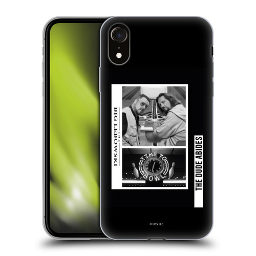 The Big Lebowski Graphics Black And White Soft Gel Case for Apple iPhone XR