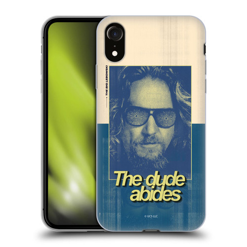 The Big Lebowski Graphics The Dude Abides Soft Gel Case for Apple iPhone XR