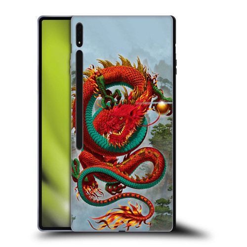 Vincent Hie Graphics Good Fortune Dragon Soft Gel Case for Samsung Galaxy Tab S8 Ultra