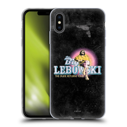 The Big Lebowski Graphics The Dude Returns Soft Gel Case for Apple iPhone XS Max