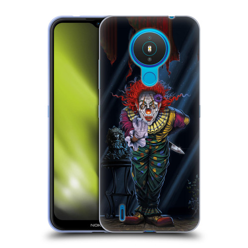 Vincent Hie Graphics Surprise Clown Soft Gel Case for Nokia 1.4