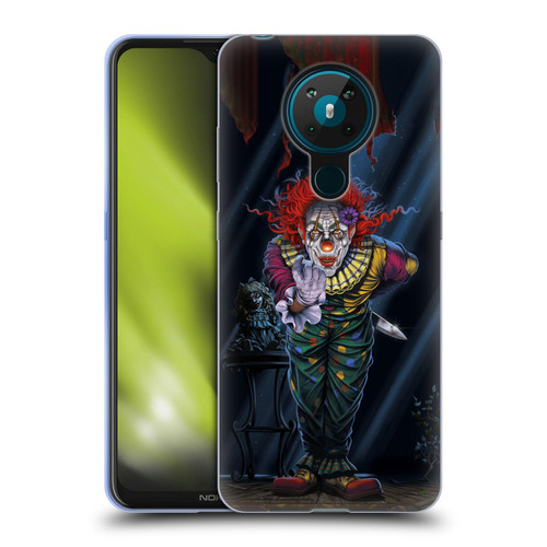 Vincent Hie Graphics Surprise Clown Soft Gel Case for Nokia 5.3