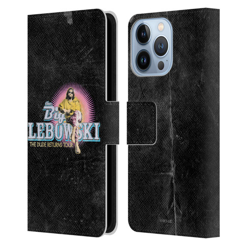 The Big Lebowski Graphics The Dude Returns Leather Book Wallet Case Cover For Apple iPhone 13 Pro