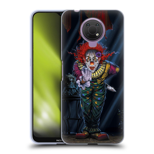 Vincent Hie Graphics Surprise Clown Soft Gel Case for Nokia G10