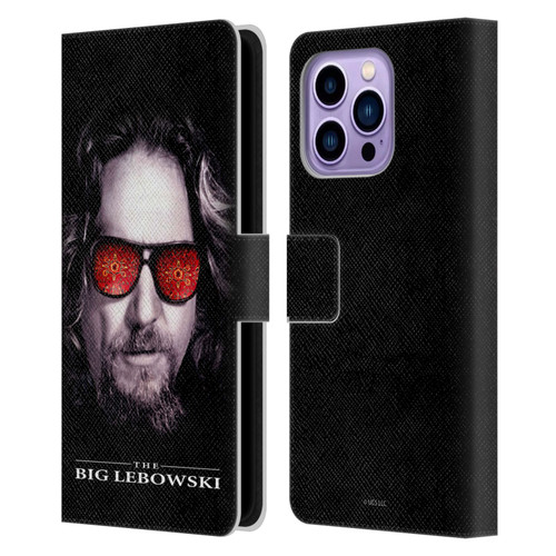 The Big Lebowski Graphics Key Art Leather Book Wallet Case Cover For Apple iPhone 14 Pro Max