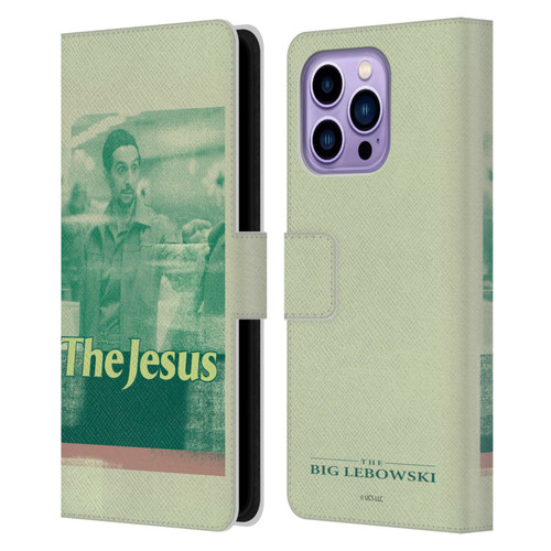 The Big Lebowski Graphics The Jesus Leather Book Wallet Case Cover For Apple iPhone 14 Pro Max