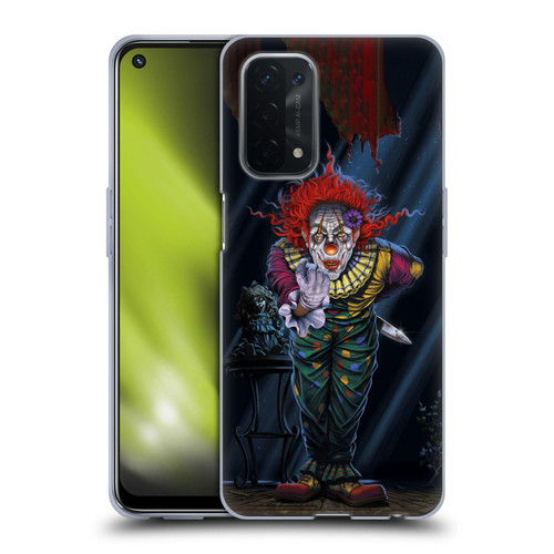 Vincent Hie Graphics Surprise Clown Soft Gel Case for OPPO A54 5G