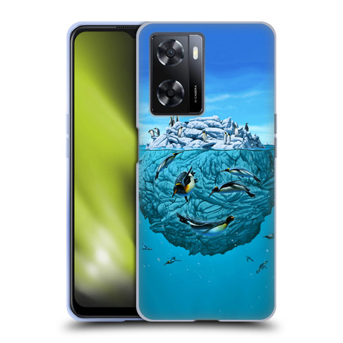 Vincent Hie Graphics Penguin Wink Soft Gel Case for OPPO A57s