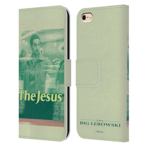 The Big Lebowski Graphics The Jesus Leather Book Wallet Case Cover For Apple iPhone 6 / iPhone 6s