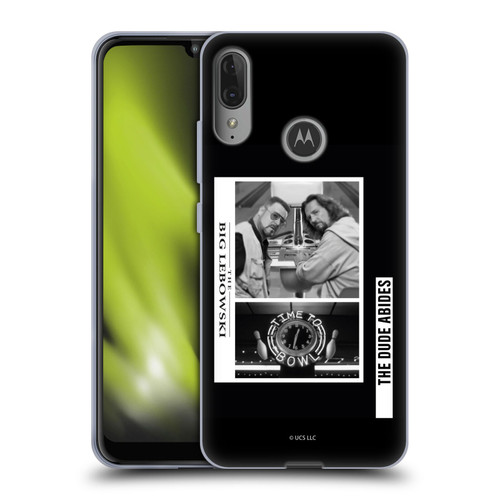 The Big Lebowski Graphics Black And White Soft Gel Case for Motorola Moto E6 Plus