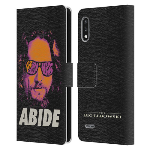 The Big Lebowski Graphics The Dude Neon Leather Book Wallet Case Cover For LG K22