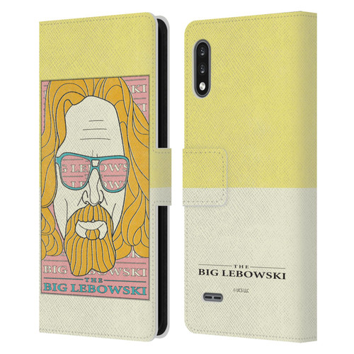The Big Lebowski Graphics The Dude Head Leather Book Wallet Case Cover For LG K22