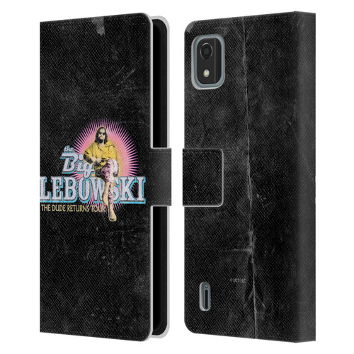 The Big Lebowski Graphics The Dude Returns Leather Book Wallet Case Cover For Nokia C2 2nd Edition