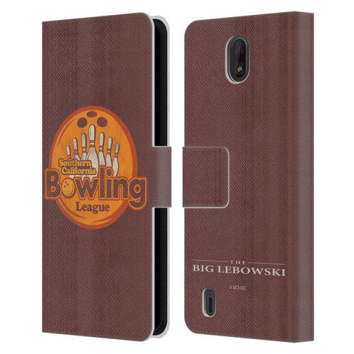 The Big Lebowski Graphics Bowling Leather Book Wallet Case Cover For Nokia C01 Plus/C1 2nd Edition