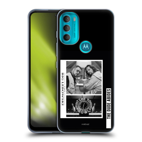 The Big Lebowski Graphics Black And White Soft Gel Case for Motorola Moto G71 5G