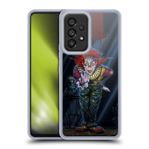 Vincent Hie Graphics Surprise Clown Soft Gel Case for Samsung Galaxy A53 5G (2022)