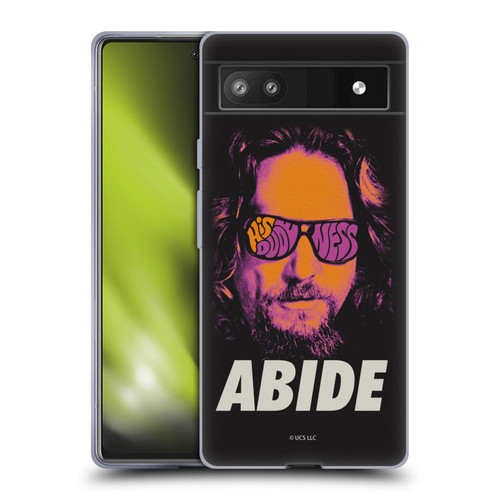 The Big Lebowski Graphics The Dude Neon Soft Gel Case for Google Pixel 6a