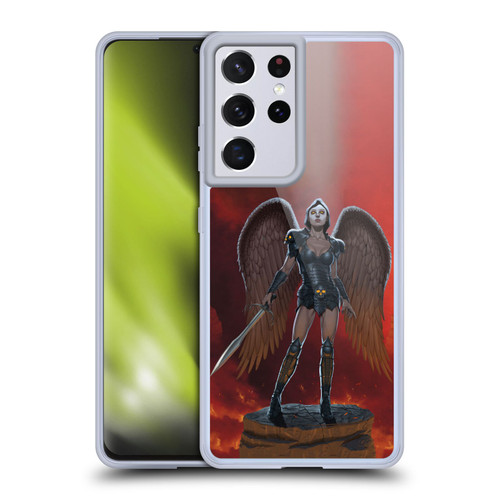 Vincent Hie Graphics Angel Of Vengeance Soft Gel Case for Samsung Galaxy S21 Ultra 5G