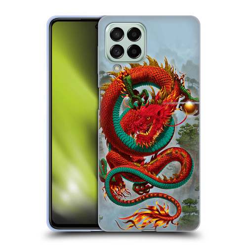 Vincent Hie Graphics Good Fortune Dragon Soft Gel Case for Samsung Galaxy M53 (2022)