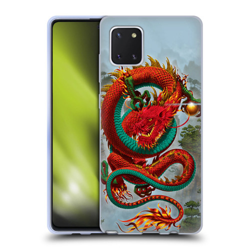 Vincent Hie Graphics Good Fortune Dragon Soft Gel Case for Samsung Galaxy Note10 Lite