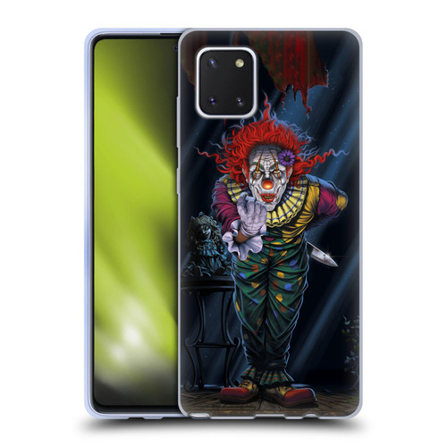 Vincent Hie Graphics Surprise Clown Soft Gel Case for Samsung Galaxy Note10 Lite