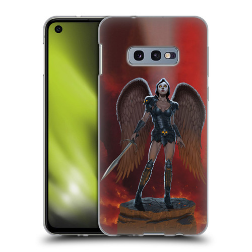 Vincent Hie Graphics Angel Of Vengeance Soft Gel Case for Samsung Galaxy S10e