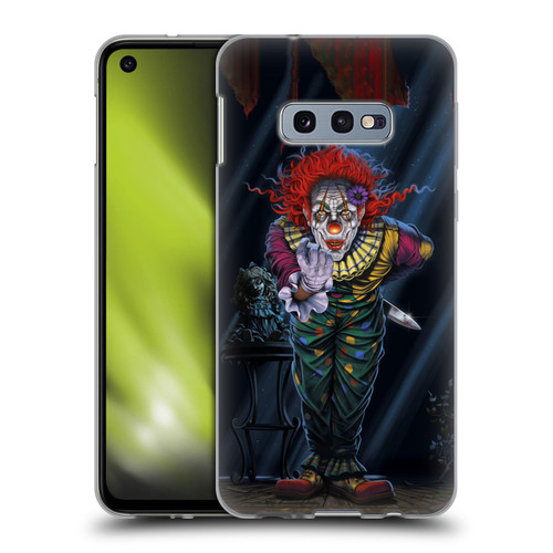 Vincent Hie Graphics Surprise Clown Soft Gel Case for Samsung Galaxy S10e