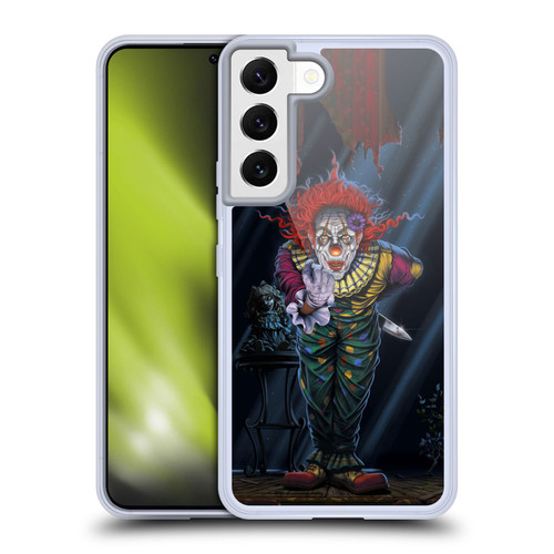 Vincent Hie Graphics Surprise Clown Soft Gel Case for Samsung Galaxy S22 5G