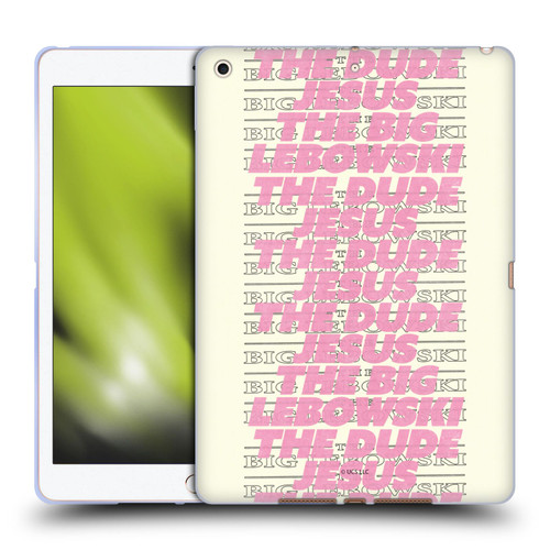 The Big Lebowski Graphics Typography Soft Gel Case for Apple iPad 10.2 2019/2020/2021