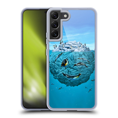 Vincent Hie Graphics Penguin Wink Soft Gel Case for Samsung Galaxy S22+ 5G