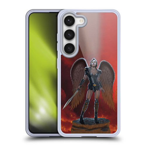 Vincent Hie Graphics Angel Of Vengeance Soft Gel Case for Samsung Galaxy S23 5G
