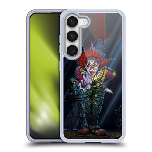 Vincent Hie Graphics Surprise Clown Soft Gel Case for Samsung Galaxy S23 5G