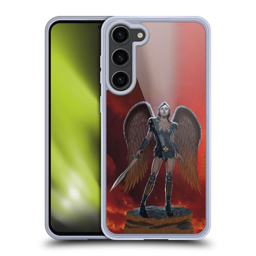 Vincent Hie Graphics Angel Of Vengeance Soft Gel Case for Samsung Galaxy S23+ 5G