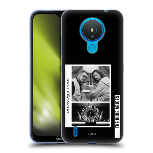 The Big Lebowski Graphics Black And White Soft Gel Case for Nokia 1.4