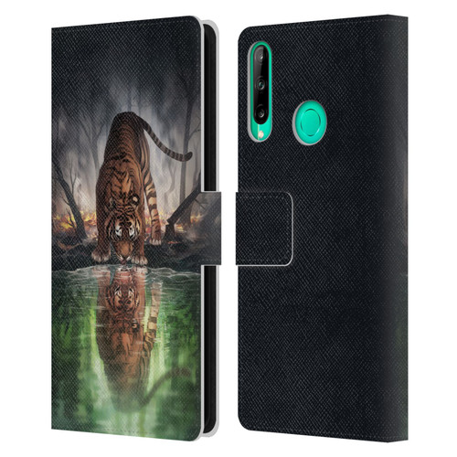 Jonas "JoJoesArt" Jödicke Fantasy Art The World I Used To Know Leather Book Wallet Case Cover For Huawei P40 lite E