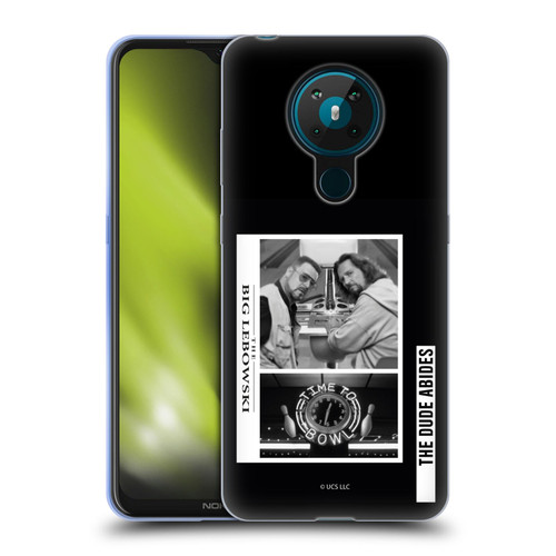 The Big Lebowski Graphics Black And White Soft Gel Case for Nokia 5.3