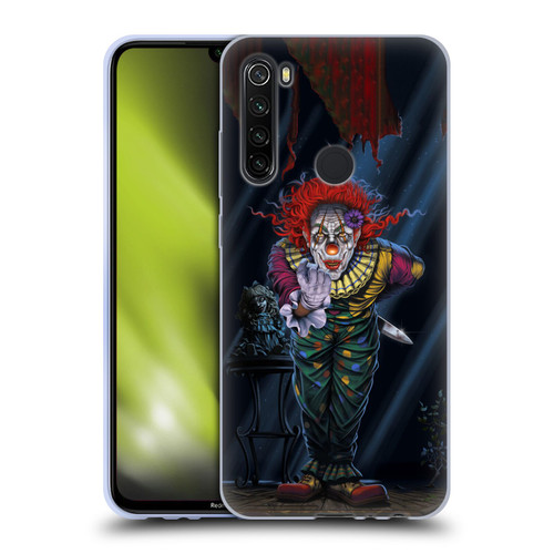 Vincent Hie Graphics Surprise Clown Soft Gel Case for Xiaomi Redmi Note 8T