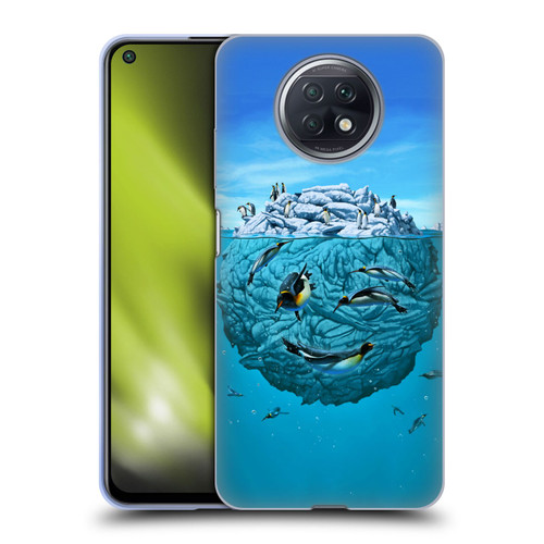 Vincent Hie Graphics Penguin Wink Soft Gel Case for Xiaomi Redmi Note 9T 5G