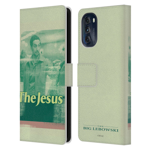 The Big Lebowski Graphics The Jesus Leather Book Wallet Case Cover For Motorola Moto G (2022)