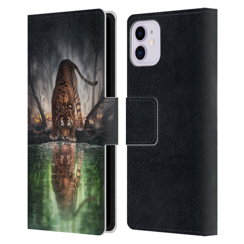 Jonas "JoJoesArt" Jödicke Fantasy Art The World I Used To Know Leather Book Wallet Case Cover For Apple iPhone 11